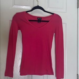 Pink long sleeve shirt